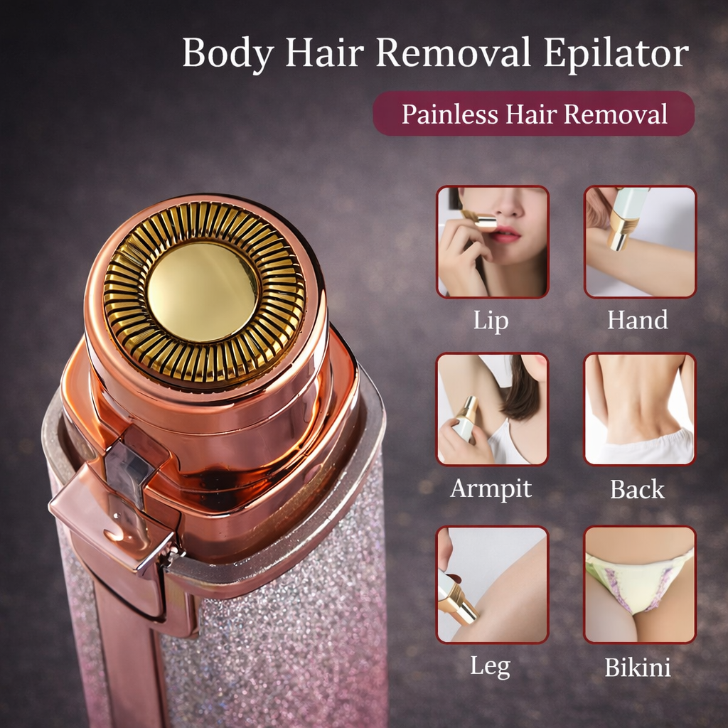 2 in 1 Facial Hair Remover & Eyebrow Trimmer