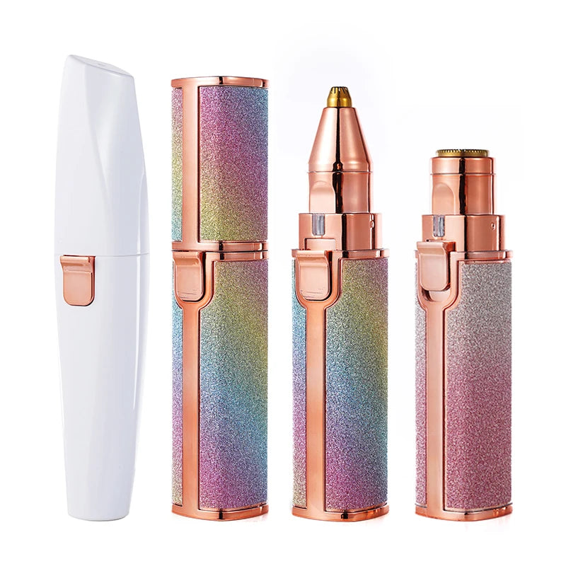 2 in 1 Facial Hair Remover & Eyebrow Trimmer for Women